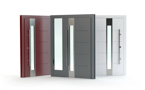 What is a multi-point locking system on a commercial steel door?